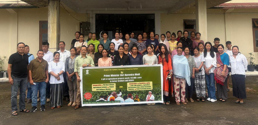 KVK Mokokchung observes launch of PM Dhan-Dhanya Krishi Yojana and Pulses Self-Reliance Mission