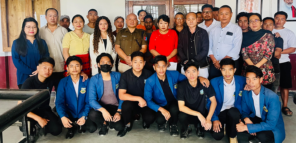Kohima College holds awareness program on road safety