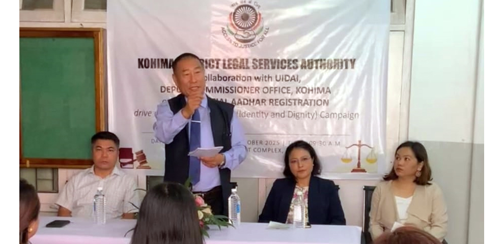 Kohima DLSA launches two-day Special Aadhaar Registration Drive under SAATHI