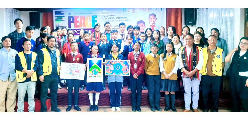 Lions International Peace Poster Contest 2025 concludes successfully in Kohima