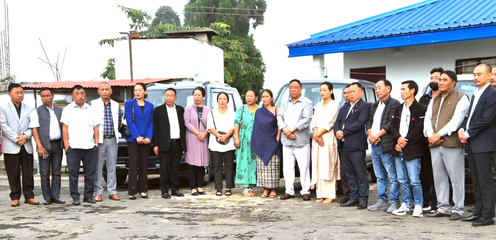 Minister G Kaito Aye distributes vehicles to NDPP 36 Satakha AC leaders