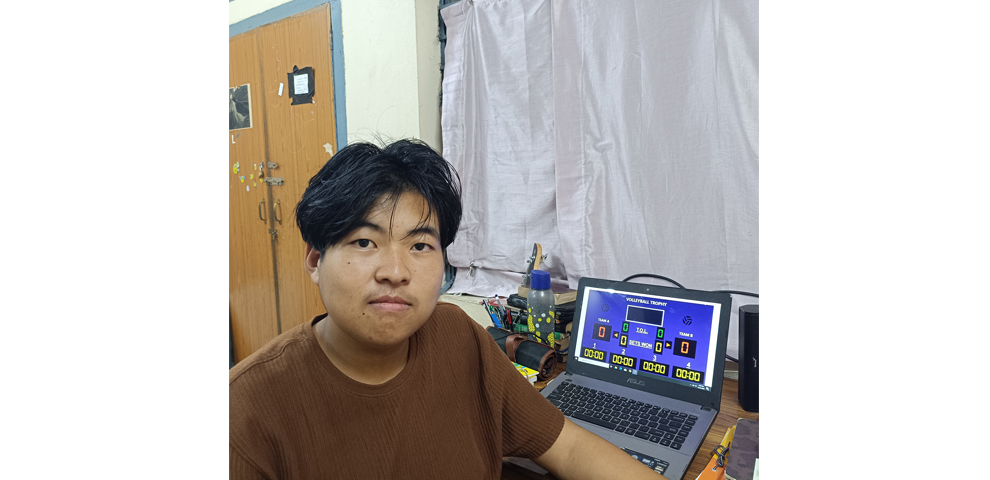 Mokokchung youth develops volleyball scoreboard app