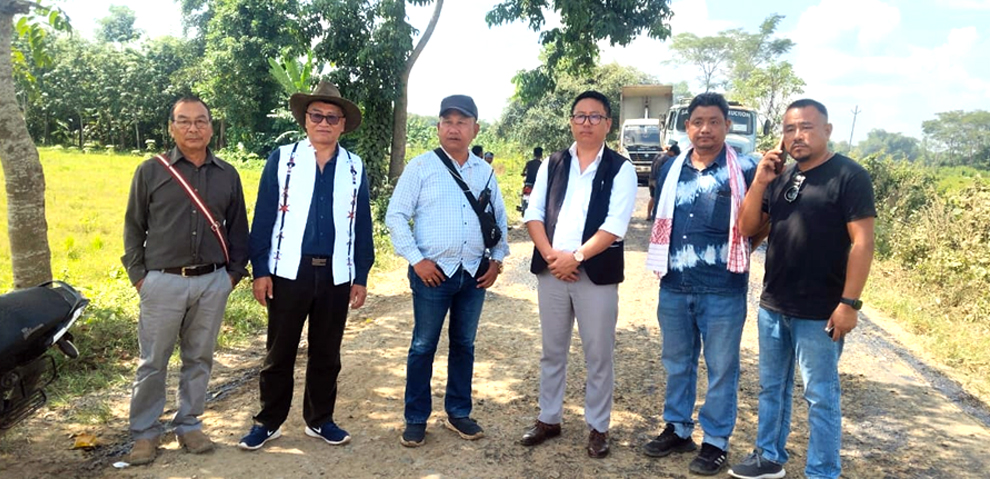 NFHRCC conducts joint inspection of Foothills Road construction at Rengmapani