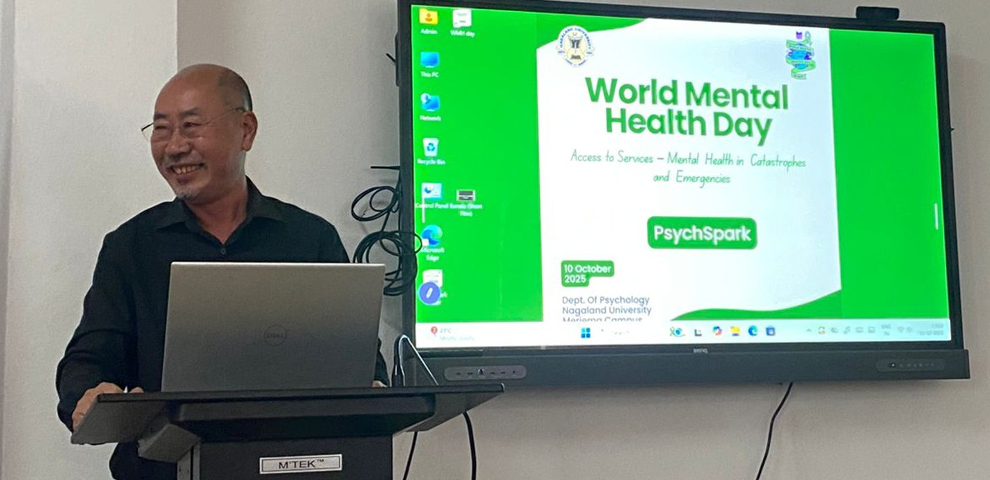 Nagaland University observes World Mental Health Day with ‘PSYCHSPARK’ fest