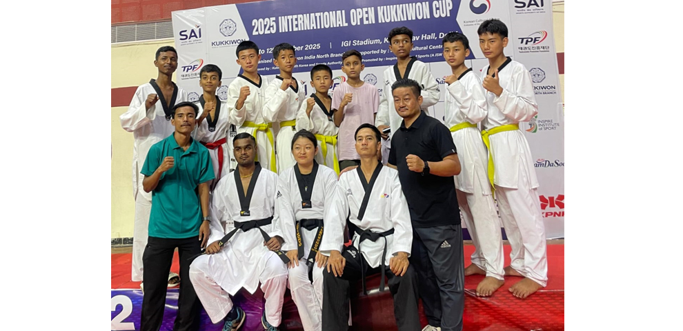 Nagaland Taekwondo team bags 11 medals at Delhi’s International Kukkiwon Cup