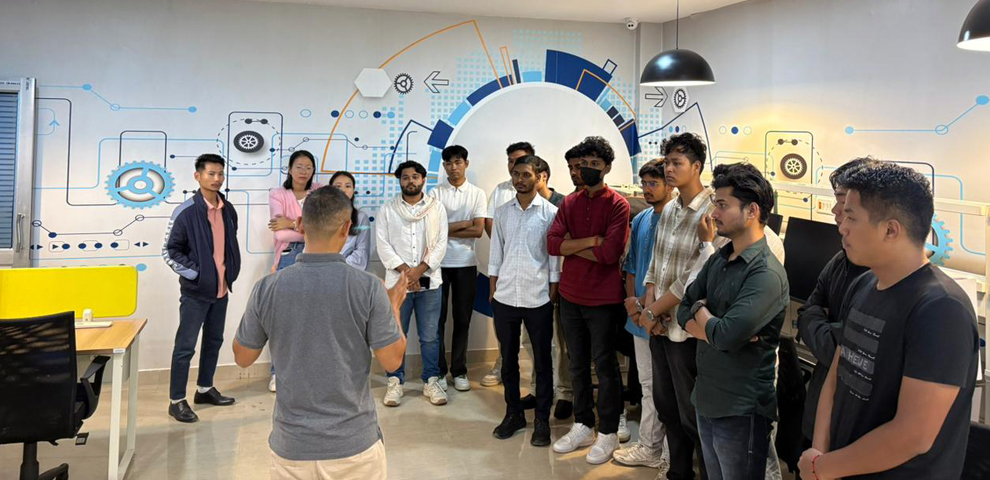 Nagaland University students visit STPI, Kohima