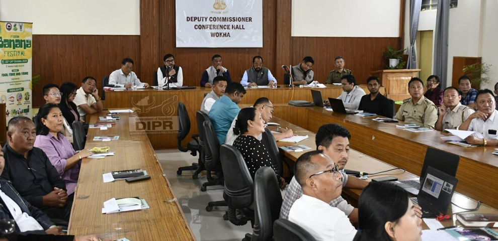 Wokha DPDB reviews preparations for First Ever Banana Festival