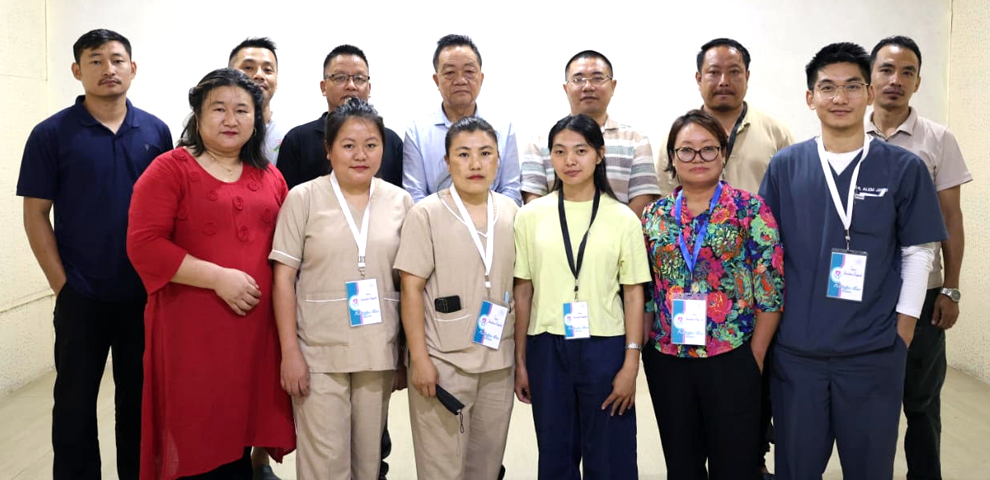 Mokokchung: Free Medical Camp for senior citizens held at Süngkomen Baptist Church