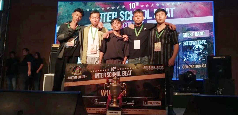 inter school beat contest mokokchung