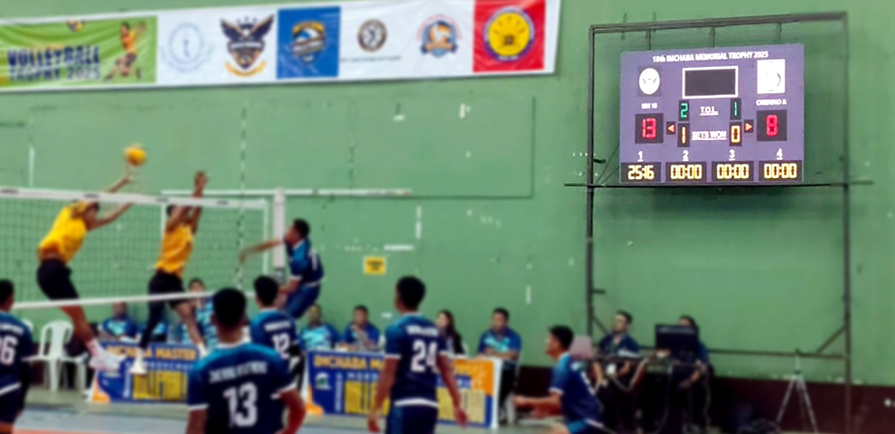 volleyball scoreboard Mokokchung