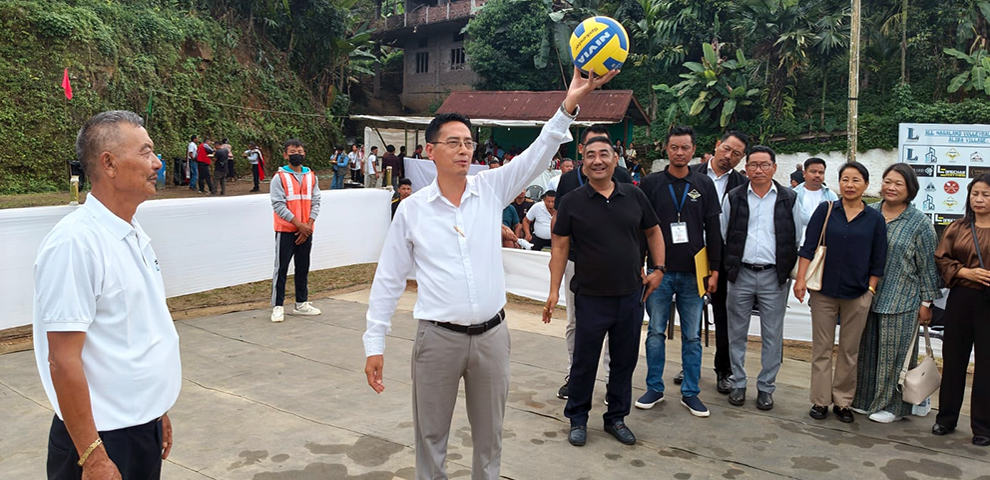 18 teams compete as All Nagaland Volleyball Championship begins at Aliba