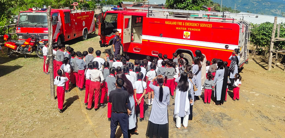BC Olive School Students Visits Fire Station Kiphire for Study Tour