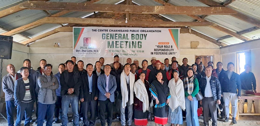 Centre Chakhesang Area adopts key resolutions on roads, education and security