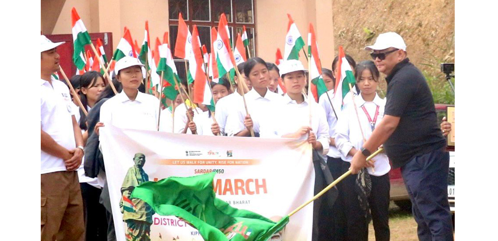 Kiphire walks for unity on Sardar Patel’s 150th birth anniversary