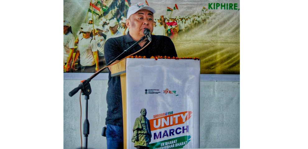 Kiphire walks for unity on Sardar Patel’s 150th birth anniversary