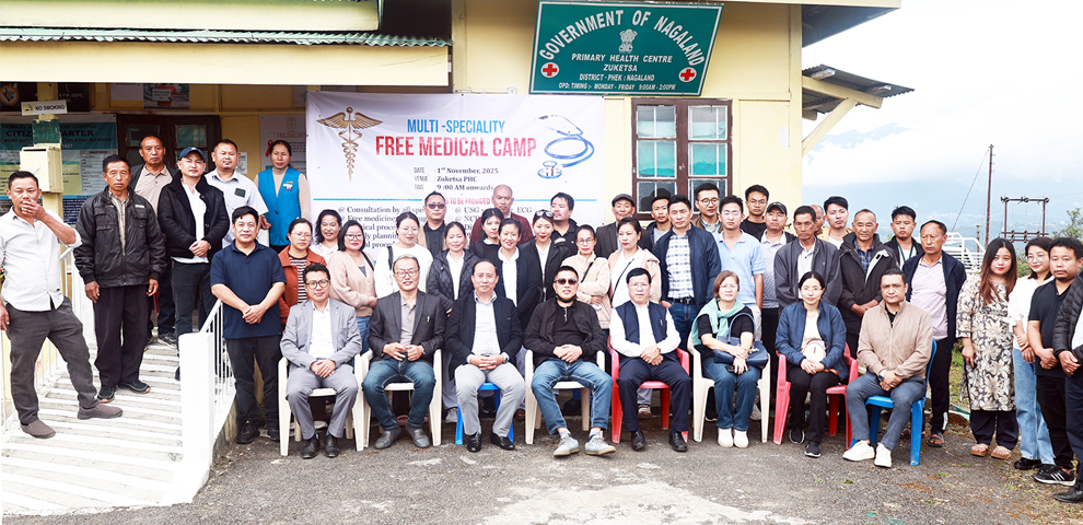 Multi-Speciality Free Medical Camp held at Zuketsa
