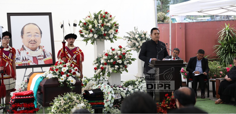 Nagaland accords State Funeral to veteran leader Imkong L Imchen