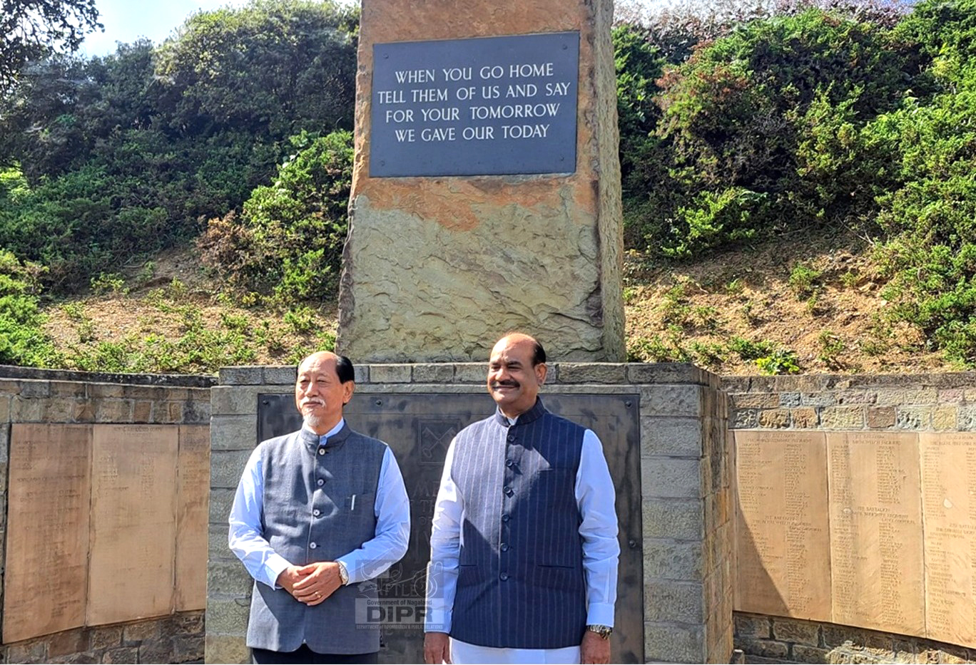 Remembrance Day ceremony was held at the Kohima War Cemetery, Kohima