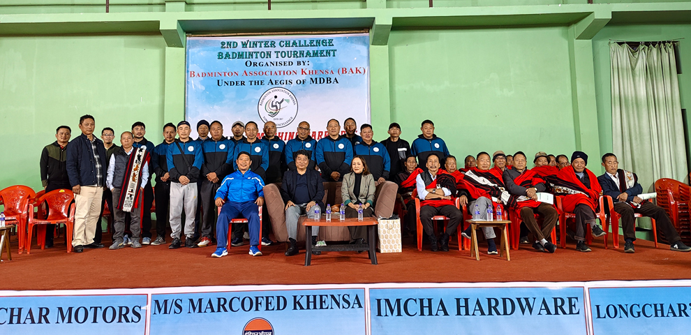 2nd Winter Challenge Badminton Tournament begins in Khensa