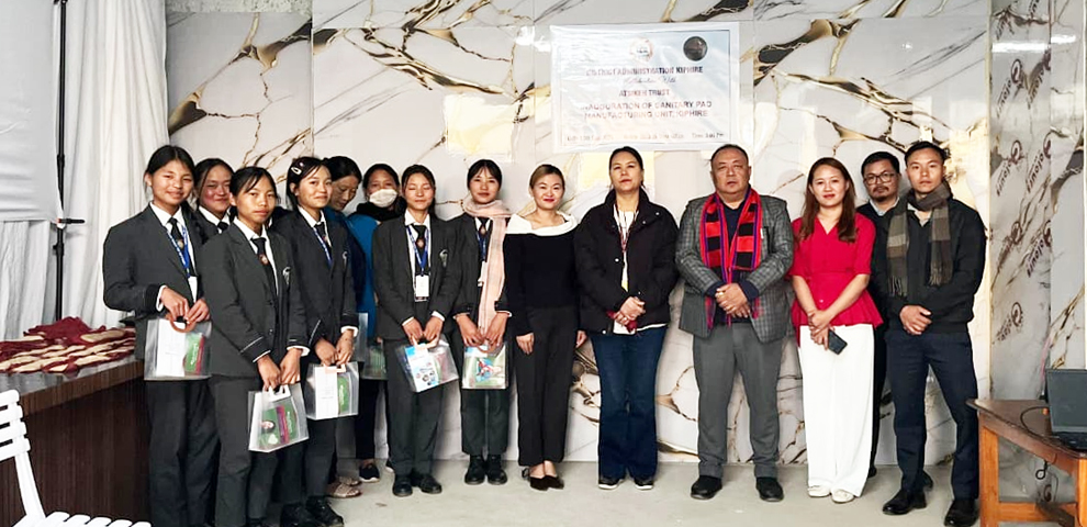 Atsikeh Trust launches Saukhyam pads, pioneering eco-friendly menstrual hygiene in Kiphire