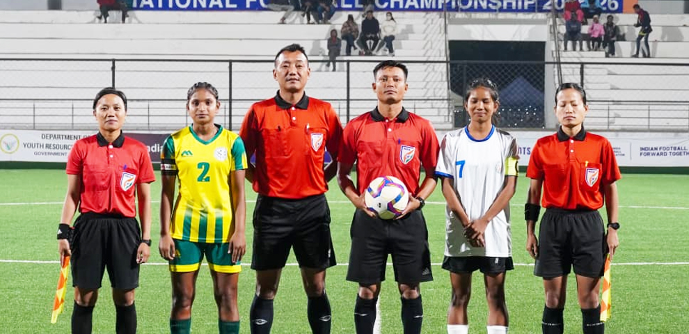 Dr. Talimeren Ao Junior Girls’ National Football Championship: Uttar Pradesh defeats Tripura 6-1