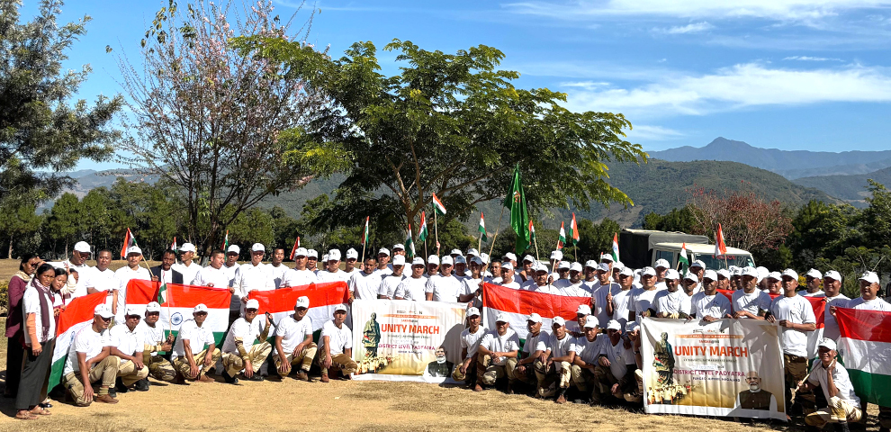 MY Bharat Kiphire organizes Second Unity March to honour Sardar Patel