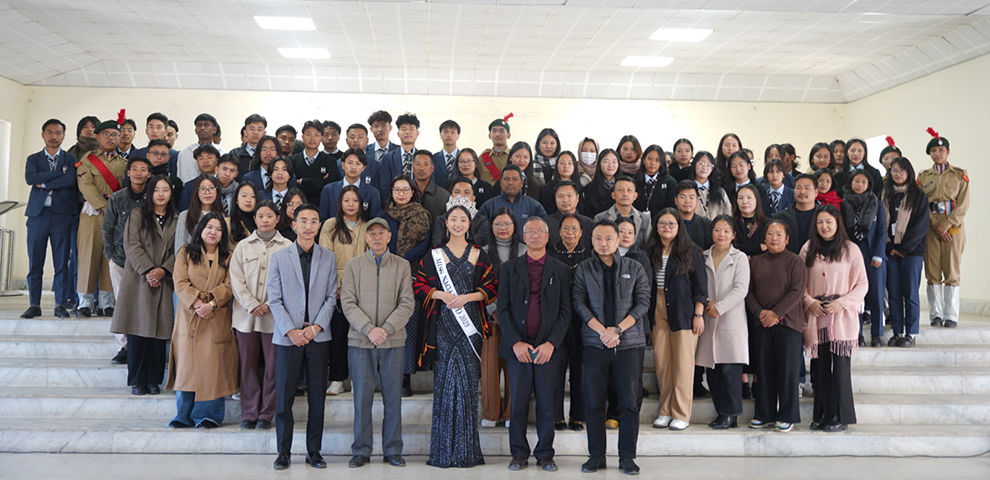 Model Christian College felicitates Miss Nagaland 2025 Linoka K. Achumi