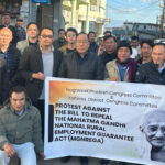 NPCC, DCCs stage protest against proposed Bill to repeal MGNREGA