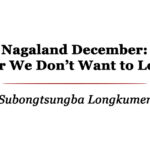 Nagaland December: A Mirror We Don’t Want to Look Into | Subongtsungba Longkumer Nagaland December: A Mirror We Don’t Want to Look Into