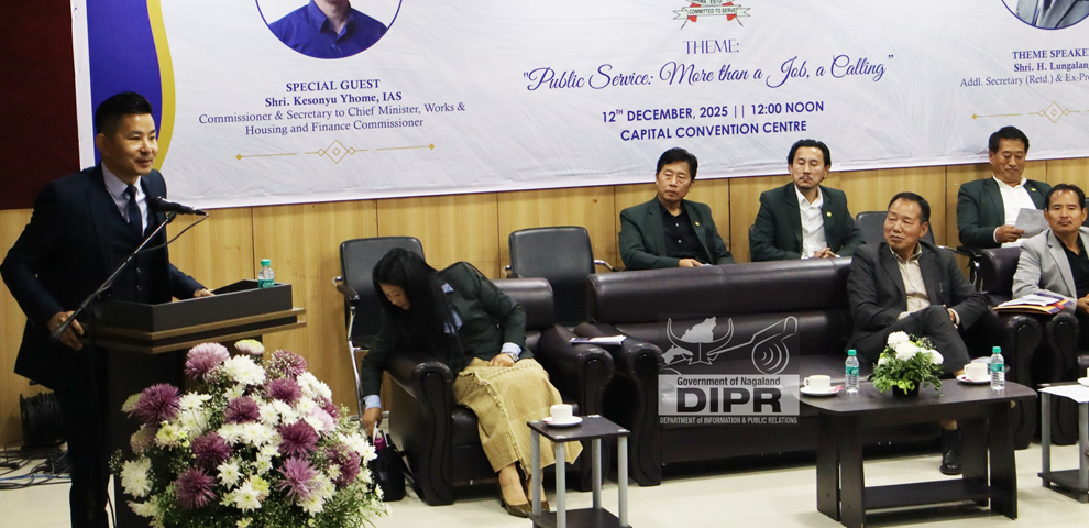 Nagaland bureaucrat calls for revival of work culture, warns against eroding role of Secretariat Cadre