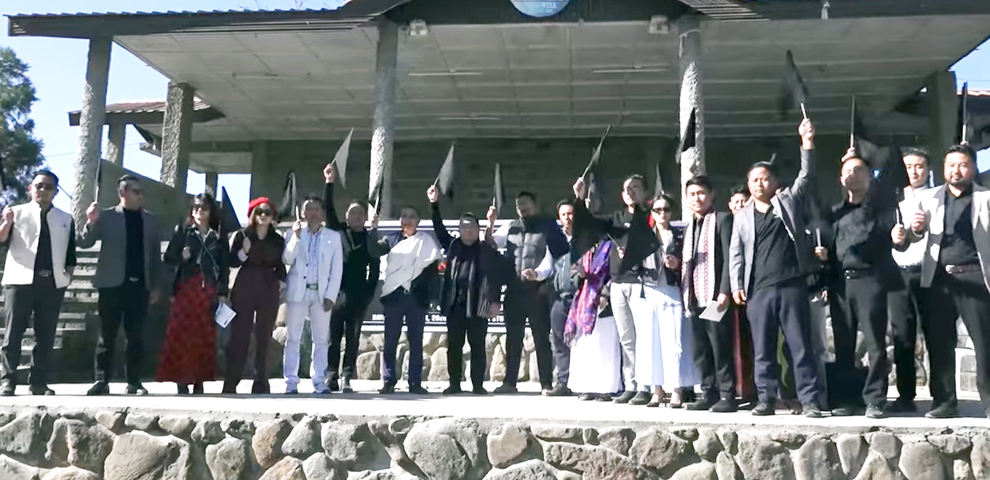 Northeast students mark Black Day against CAA; NSF, AAPSU join protests in Kohima