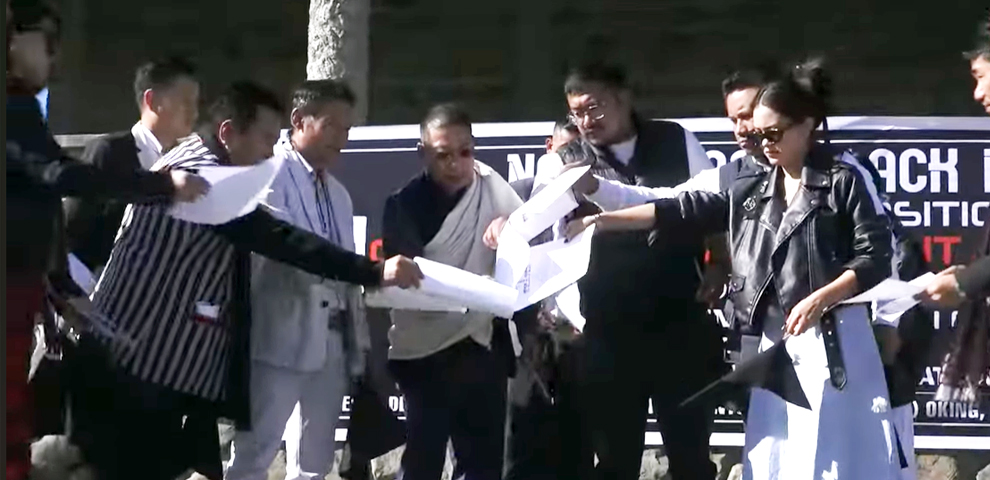 Northeast students mark Black Day against CAA; NSF, AAPSU join protests in Kohima1