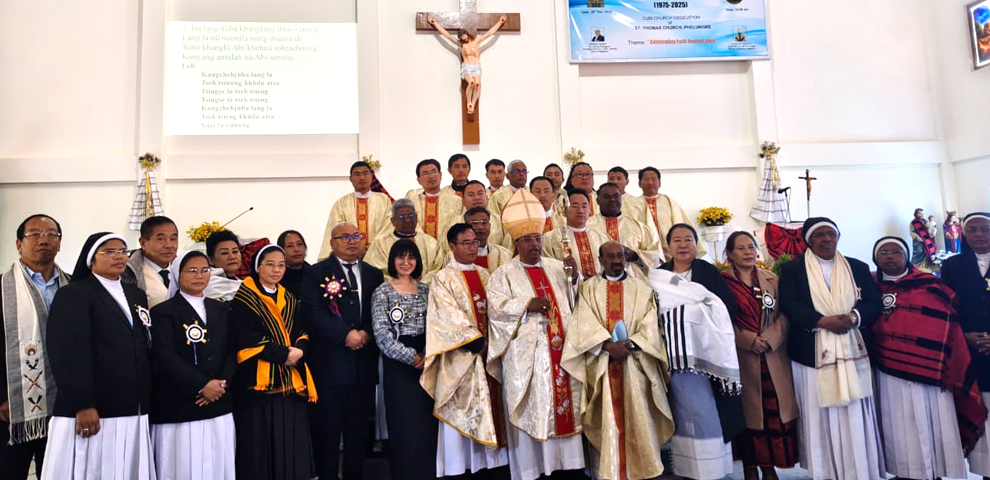 St Thomas Church, Phelungre marks Golden Jubilee and dedication of new Church building