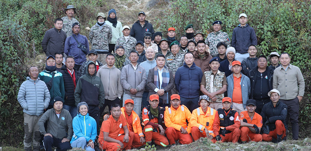 Western Dzükou Fire Contained; DC Kohima Visits Khonoma Base Camp