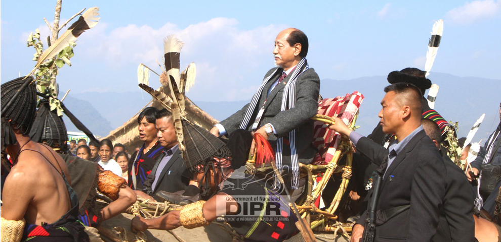 CM Rio graces second day of Khaozaosie Hok-Ah cum Mini Hornbill Festival at Nokhu