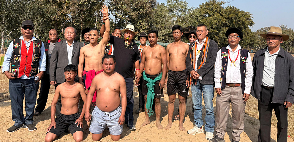 Chakhesang Community Diezephe celebrates Skrnye Festival with Wrestling Meet