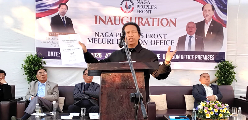 Kikon stresses Naga unity, calls merger of regional parties people’s desire