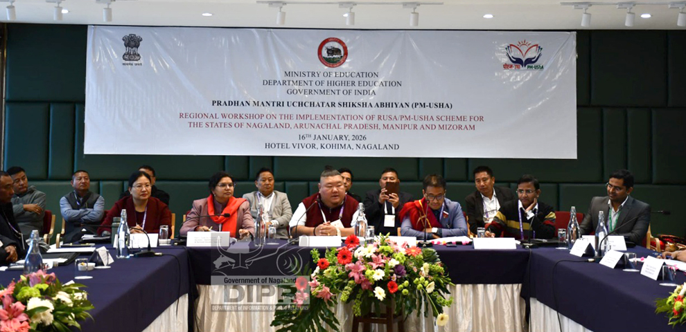 MoE officials review Higher Education Projects in Nagaland, boost PM-USHA initiatives