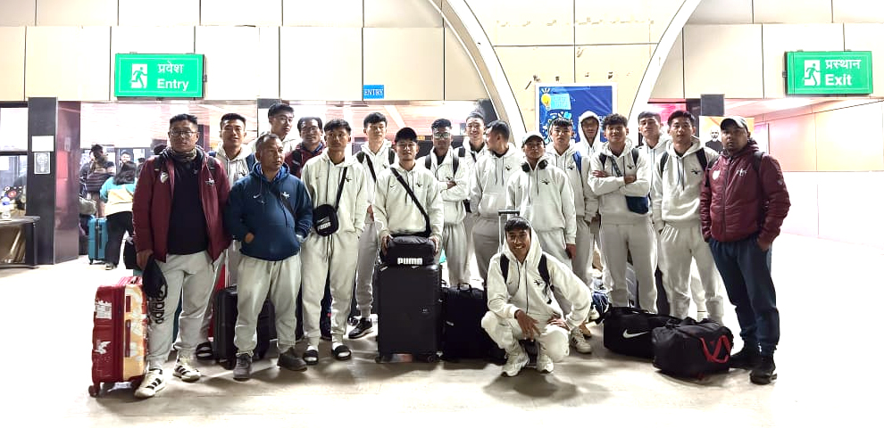 Nagaland Football Team departs for Santosh Trophy Final Round