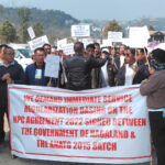 1,166 Adhoc teachers protests 1