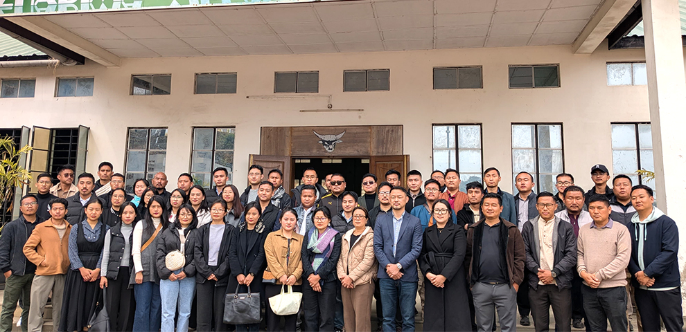 NSS probationers visit Zhadima village