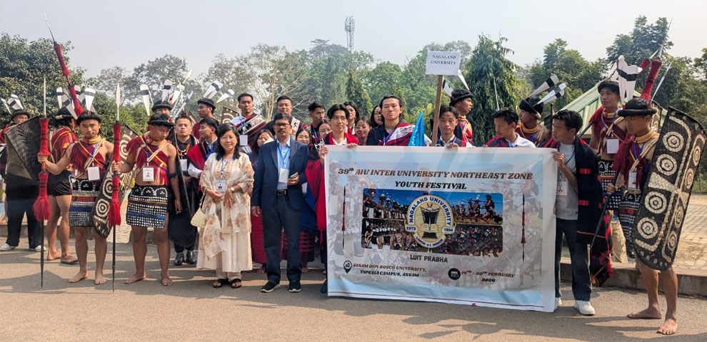 Nagaland University participates in Inter-University NE Zone Youth Festival