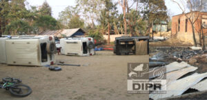 Medziphema: Nine houses vandalised,  structures burnt, 21 vehicles damaged; Patton expresses concern