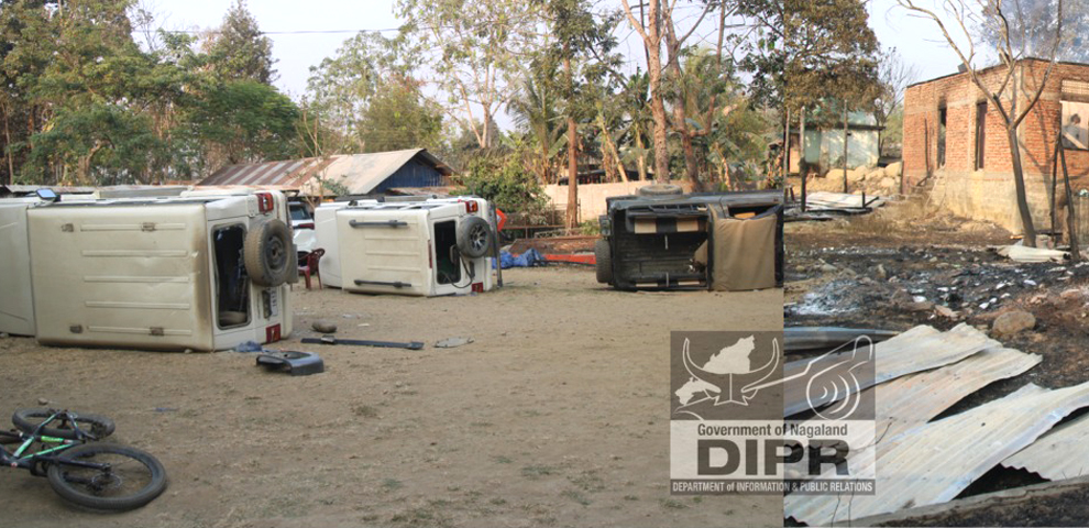 Nine houses vandalised, structures burnt, 21 vehicles damaged