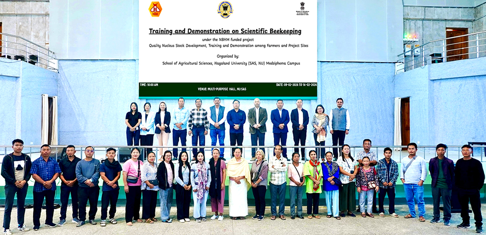 Scientific Beekeeping training begins at SAS, Nagaland University