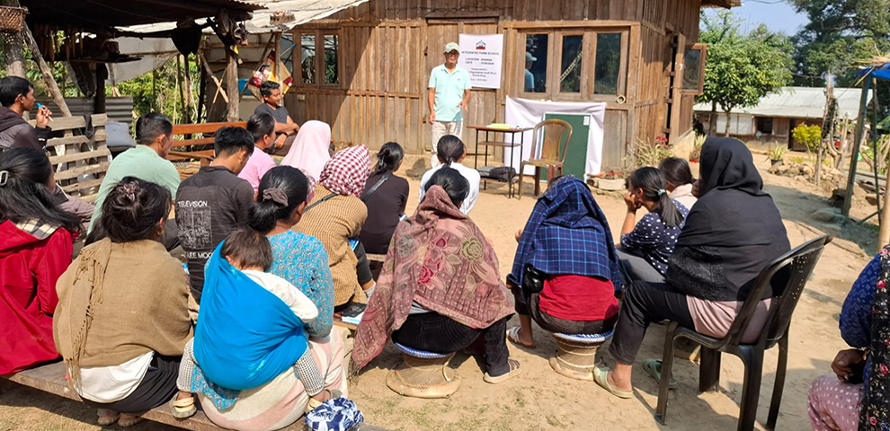ATMA Ongpangkong South inaugurates
Integrated Farm School at Khensa Village