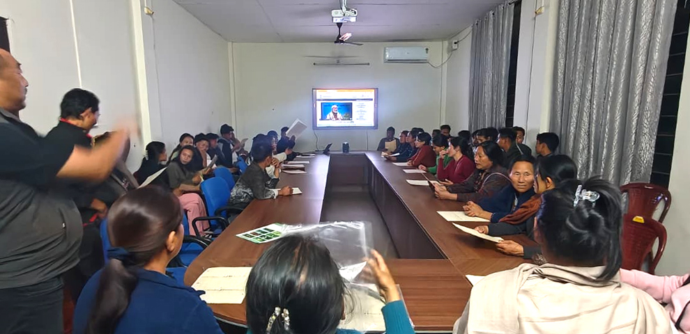 Farmers witness PM-KISAN 22nd instalment release at KVK Zunheboto