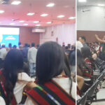 Students remain seated during ‘Vande Mataram’ at NU convocation