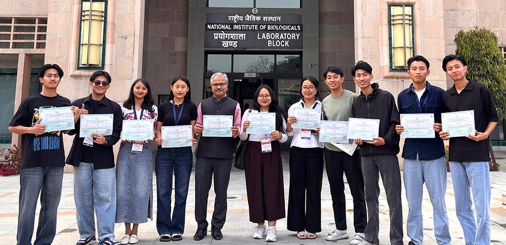 Nagaland University Students complete National Skill Development Training in Biotechnology