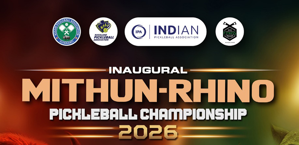 Nagaland to host first Mithun-Rhino Pickleball Championship